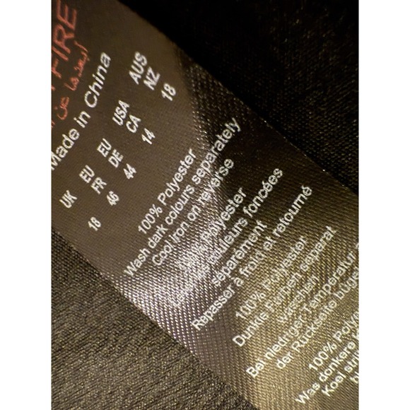 Boohoo Maxi Dress Sz 14 Black Criss Cross Spaghetti Strap Whimsygoth Sexy Flowy - Picture 8 of 11